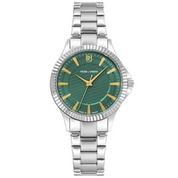 Montre Femme - Métropolitain 017G671 - Cadran Vert - Bracelet Acier Argenté - Étanchéité 5 ATM