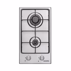 DESCRIPTION GÉNÉRALE Le domino gaz OCEANIC est une plaque de cuisson encastrable à 2 feux au design inox, idéale pour les pet ...