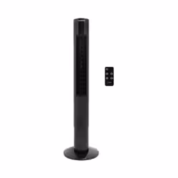 Oceanic - Ventilateur colonne oscillant 50W 3 vitesses H110cm Noir