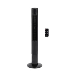 Oceanic - Ventilateur colonne oscillant 50W 3 vitesses H110cm Noir