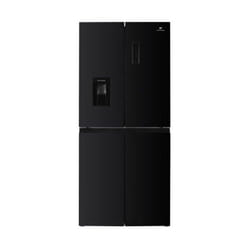 Réfrigérateur Continental Edison CERA4D464B - 4 portes avec distributeur d'eau - 464L - L79 cm x h 180 cm - Noir