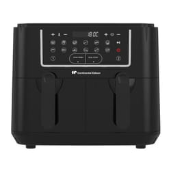 Continental Edison - Friteuse a Air Sans huile RFRSH24002CB - 9 l - Double bacs - 2400W - Noir