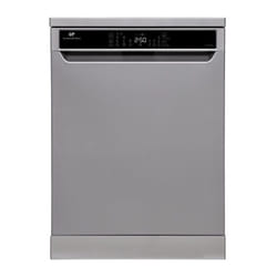 Lave-vaisselle pose libre Continental Edison 15 couverts - Largeur 59,8 cm - Classe d - moteur induction - 39 dB - Silver