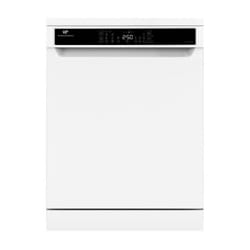 Lave-vaisselle pose libre Continental Edison 15 couverts - Largeur 59,8 cm - Classe d - moteur induction - 39 dB - Blanc