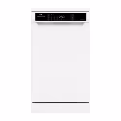 Lave-vaisselle pose libre - largeur 45 cm - 10 couverts - 45 dB - Classe D - affichage LED blanc - demi-charge - départ diff  ...