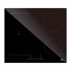 Plaque INDUCTION 4 zones FLEX avec double bridge, 7200W, SLIDER, 4 Boosters, fonction PAUSE, Cdes sensitives, 9 niveaux puiss ...
