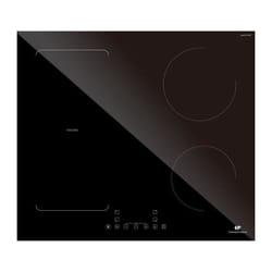 Continental Edison - Table induction 4 zones flex avec double bridge - 7200W - slider - 4 boosters - noir