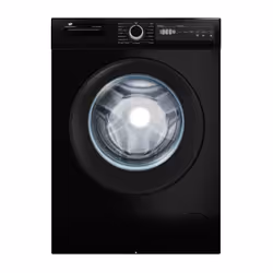 Lave-linge frontal 12kg - 1400 trs - moteur induction - dép diff - touches tactiles - noir mat - Classe A