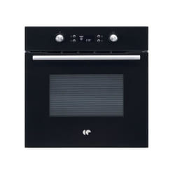 Four encastrable pyrolyse - Chaleur tournante Continental Edison CEF65PB - Noir et inox - L59,5 x H59,6 x p 54,68 cm