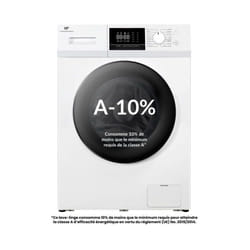 Lave-linge hublot Continental Edison CELL8140IW1 - 8kg - Moteur induction - 60 cm - 1400 trs/min - Blanc