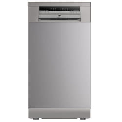 Lave-vaisselle pose libre - CONTINENTAL EDISON - CELV1145S - 11 couverts - 45 cm - 45 dB - Silver