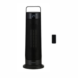 Radiateur soufflant oscillant - Céramique - OCEANIC - 2000 W - Télécommande - Noir