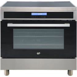 Cuisinière à induction - CONTINENTAL EDISON - CECPI9060IXD - 5 foyers - 90 cm - Silver
