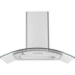 Hotte décorative - CONTINENTAL EDISON - CEH60GS2 - Classe A - 60 x 47 x 50/84 cm - Inox / Verre