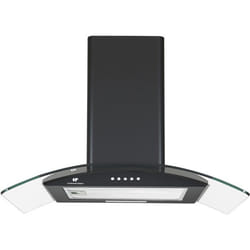 Hotte décorative - CONTINENTAL EDISON - CEH60GB2 - Classe A - 60 x 47 x 5084 cm - Noir / Verre