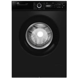 Lave-linge hublot - Pose libre - CONTINENTAL EDISON - CELL812IBP - 8 kg - Induction - 60 cm - 1200 trs/min - Noir mat