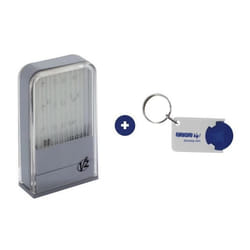 V2 - Feu clignotant LUMOS + 1 Porte-clés DOMOBIP