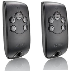 Lot de 2 télécommandes keytis ns 4 rts - télécommande pour portail et porte de garage - fréquence : 433,42 mhz - Somfy