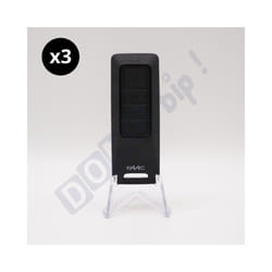Faac - XT4 433/868 fds (référence 787018) - Lot de 3 télécommandes 4 canaux BiFréquence pour portail et porte de garage - Nouvelle Génération fds