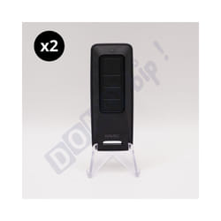 Faac - XT4 433/868 MHz fds bd (référence 787020) - Lot de 2 télécommandes 4 canaux pour Portail et porte de garage - Technologie fds Bidirectionnelle