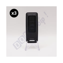 Faac - XT4 433/868 MHz fds bd (référence 787020) - Lot de 3 télécommandes 4 canaux pour Portail et porte de garage - Technologie fds Bidirectionnelle