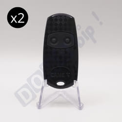Lot de 2 télécommandes came top432ee - 2 boutons pour portails et garages - fréquence 43392 mhz - codage fixe