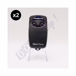 Description générale Le Nice FLO2 RS est une télécommande compacte et pratique, conçue pour contrôler les systèmes automatiqu ...