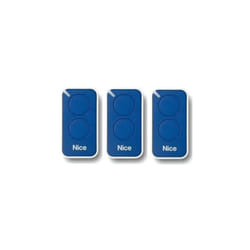Lot de 3 télécommandes nice inti2 bleu - émetteur à code tournant era inti 2 - 433.92 mhz