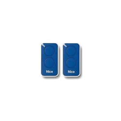Nice - Lot de 2 télécommandes inti2 bleu - émetteur à code tournant era inti 2 - 433.92 mhz