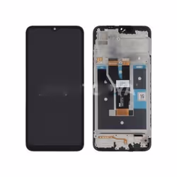 Ecran Complet LCD Et Vitre Tactile Avec Châssis Noir Pour REALME Narzo 50i Prime