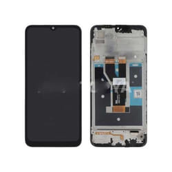 Ecran Complet LCD Et Vitre Tactile Avec Châssis Noir Pour REALME Narzo 50i Prime