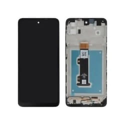 Ecran LCD - Motorola - Moto E32 - Noir - Assemblé sur châssis - Remplacement décran