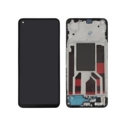 Ecran LCD OLED Complet Noir Avec châssis Pour Oppo Reno 8 5G