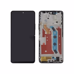 Ecran LCD - Honor - Magic 4 Lite - Noir - Assemblé sur châssis - Pour téléphone mobile