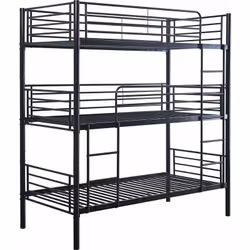 Description générale Le lit superposé 'HAVIN' offre un design simple, minimaliste et intemporel, parfait pour optimiser l'esp ...