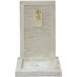Habitat Et Jardin - Fontaine 'etna' - en pierre reconstituée - 57 x 42 x 87 cm Beige