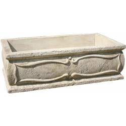 Grande jardinière 'Verone - en pierre - 50 x 100 x 30 cm