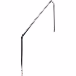 Lot de 2 sorties de bain pour piscine - Dimensions : 122 x 80 x 68 cm - Matière : acier inoxydable AISI-316 poli - A sceller  ...