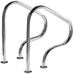 Sorties de bain pour piscine - 80 x 80 cm - Inox - a sceller