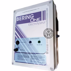 Electrolyseur électromécanique au sel "Bering One" - Dimensions : 22.5 x 13 x 30 cm - Capacité : 90 m3 - Avec inversion de po ...
