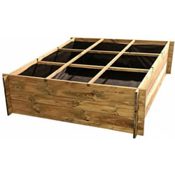 Habitat Et Jardin - Carré potager en bois 'Nigelle' - 140 x 140 x 40 cm