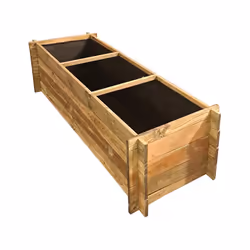 Habitat Et Jardin Carré Potager En Bois "dhalia" - 140 X 60 X 41 Cm