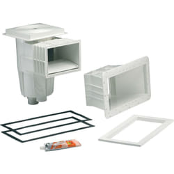 Habitat Et Jardin - Skimmer 15 l 'Panel Protect' - Grande meurtrière - Blanc