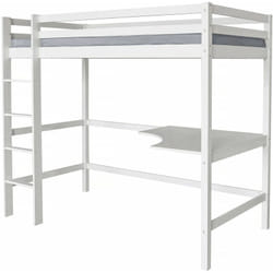 Lit Enfant Mezzanine avec Bureau 'Angéla' 90 x 190 cm - Blanc