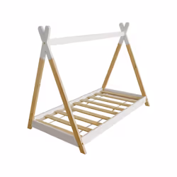 Habitat Et Jardin Lit Tipi "melissa" 70 X 140 Cm - Blanc