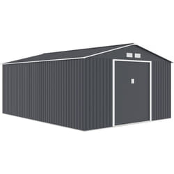 Abri de jardin métal "Vegas"- 15 m² - Gris