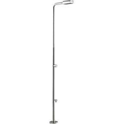 Douche classique piscine avec rince-pieds 'Angel' - H.212.8 cm - Acier