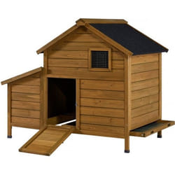 Poulailler en bois Cocotte avec pondoir - Marron
