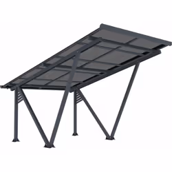 Description générale Modernisez votre espace extérieur avec notre carport solaire en aluminium au design élégant en gris. Ce ...