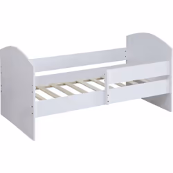 Lit simple enfant "Victoria" - Bois - Blanc - 160 x 80 cm Transformez la chambre de votre enfant en un monde de rêves enchant ...